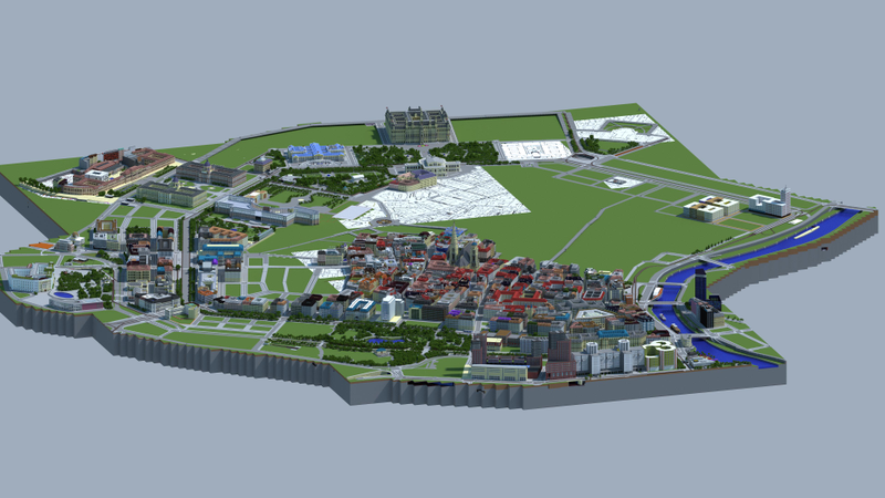 Illustration for article titled Fans Are Making A 1:1 Scale Minecraft Version of Vienna